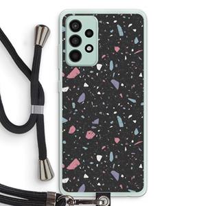 CaseCompany Terrazzo N°16: Samsung Galaxy A52s 5G Transparant Hoesje met koord