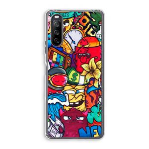 CaseCompany No Rules: Sony Xperia 10 III Transparant Hoesje