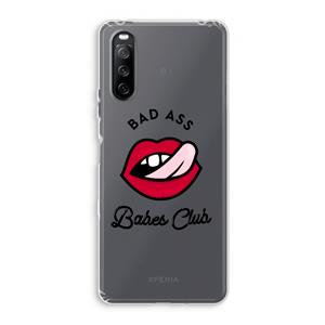 CaseCompany Badass Babes Club: Sony Xperia 10 III Transparant Hoesje