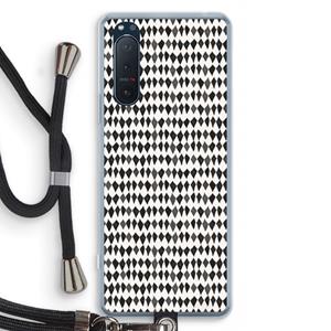 CaseCompany Crazy shapes: Sony Xperia 5 II Transparant Hoesje met koord