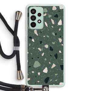 CaseCompany Terrazzo N°19: Samsung Galaxy A52s 5G Transparant Hoesje met koord
