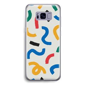 CaseCompany Illustratieve pop 2: Samsung Galaxy S8 Transparant Hoesje