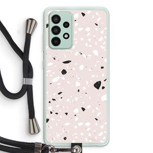 CaseCompany Terrazzo N°20: Samsung Galaxy A52s 5G Transparant Hoesje met koord