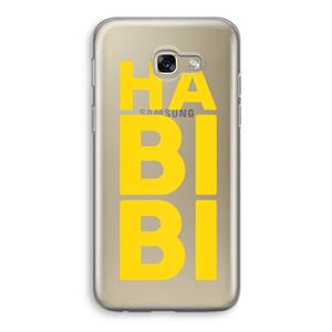 CaseCompany Habibi Blue: Samsung Galaxy A5 (2017) Transparant Hoesje