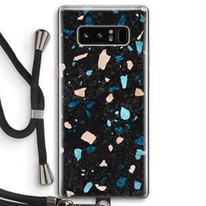 CaseCompany Terrazzo N°11: Samsung Galaxy Note 8 Transparant Hoesje met koord