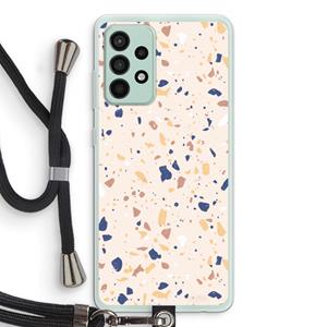 CaseCompany Terrazzo N°23: Samsung Galaxy A52s 5G Transparant Hoesje met koord