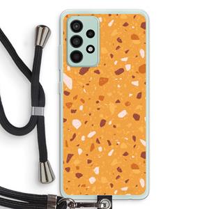 CaseCompany Terrazzo N°24: Samsung Galaxy A52s 5G Transparant Hoesje met koord