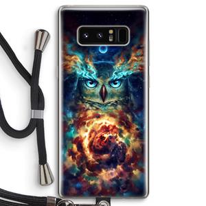 CaseCompany Aurowla: Samsung Galaxy Note 8 Transparant Hoesje met koord