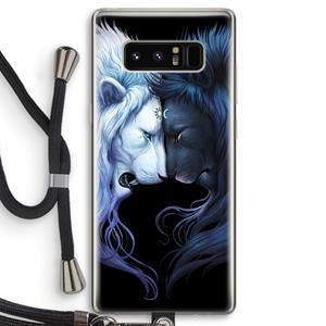 CaseCompany Brotherhood: Samsung Galaxy Note 8 Transparant Hoesje met koord