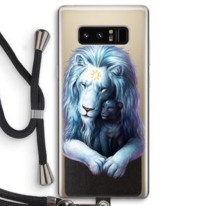 CaseCompany Child Of Light: Samsung Galaxy Note 8 Transparant Hoesje met koord