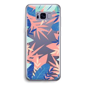 CaseCompany Tropisch: Samsung Galaxy S8 Transparant Hoesje