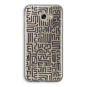 CaseCompany Moroccan Print: Samsung Galaxy A5 (2017) Transparant Hoesje