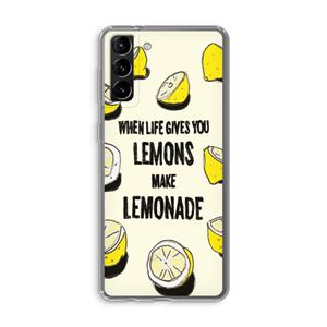 CaseCompany Lemonade: Samsung Galaxy S21 Plus Transparant Hoesje