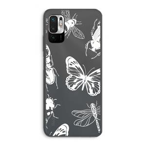 CaseCompany Tiny Bugs: Xiaomi Redmi Note 10 5G Transparant Hoesje