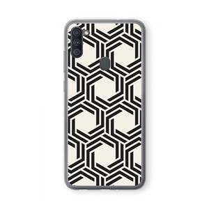 CaseCompany Geometrisch patroon: Samsung Galaxy A11 Transparant Hoesje