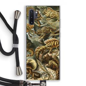 CaseCompany Haeckel Lacertilia: Samsung Galaxy Note 10 Plus Transparant Hoesje met koord