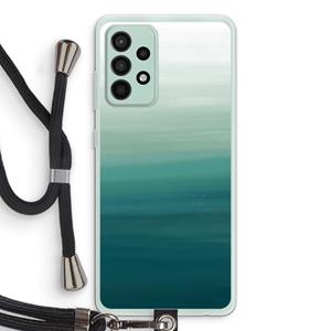 CaseCompany Ocean: Samsung Galaxy A52s 5G Transparant Hoesje met koord