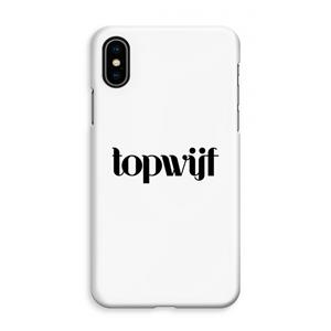 CaseCompany Topwijf Wit: iPhone XS Max Volledig Geprint Hoesje