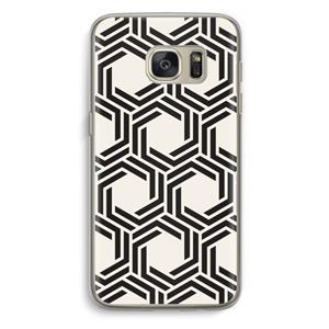 CaseCompany Geometrisch patroon: Samsung Galaxy S7 Transparant Hoesje
