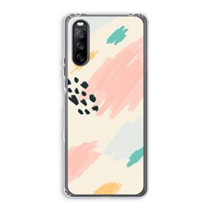 CaseCompany Sunday Chillings: Sony Xperia 10 III Transparant Hoesje