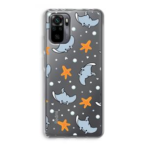 CaseCompany Manta: Xiaomi Redmi Note 10 Pro Transparant Hoesje