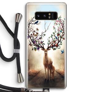 CaseCompany Seasons Change: Samsung Galaxy Note 8 Transparant Hoesje met koord