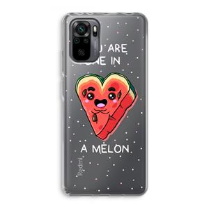 CaseCompany One In A Melon: Xiaomi Redmi Note 10 Pro Transparant Hoesje