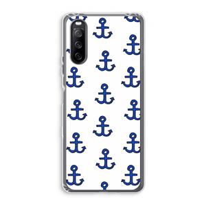 CaseCompany Ankers: Sony Xperia 10 III Transparant Hoesje