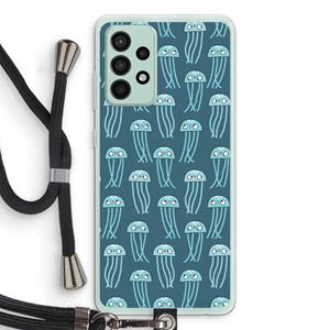 CaseCompany Kwallie: Samsung Galaxy A52s 5G Transparant Hoesje met koord