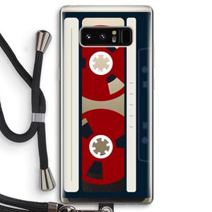 CaseCompany Here's your tape: Samsung Galaxy Note 8 Transparant Hoesje met koord