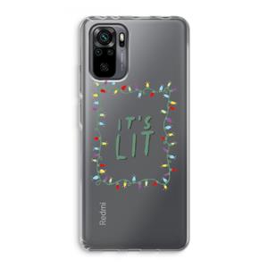 CaseCompany It's Lit: Xiaomi Redmi Note 10 Pro Transparant Hoesje