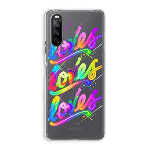 CaseCompany Loves: Sony Xperia 10 III Transparant Hoesje
