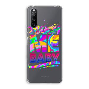 CaseCompany Touch Me: Sony Xperia 10 III Transparant Hoesje