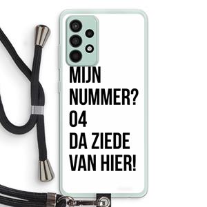 CaseCompany Da ziede van hier: Samsung Galaxy A52s 5G Transparant Hoesje met koord