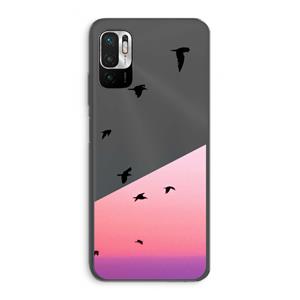 CaseCompany Fly away: Xiaomi Redmi Note 10 5G Transparant Hoesje