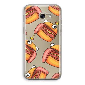 CaseCompany Hamburger: Samsung Galaxy A5 (2017) Transparant Hoesje