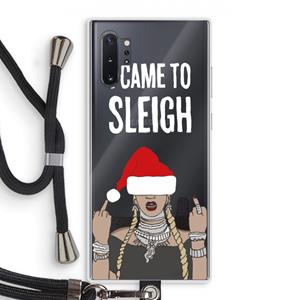 CaseCompany Came To Sleigh: Samsung Galaxy Note 10 Plus Transparant Hoesje met koord