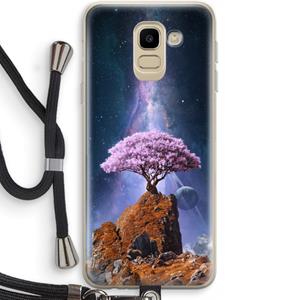 CaseCompany Ambition: Samsung Galaxy J6 (2018) Transparant Hoesje met koord