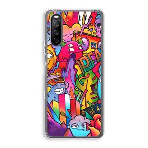 CaseCompany Dreams: Sony Xperia 10 III Transparant Hoesje