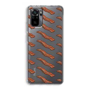 CaseCompany Bacon to my eggs #2: Xiaomi Redmi Note 10 Pro Transparant Hoesje