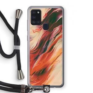 CaseCompany Forgotten Lands: Samsung Galaxy A21s Transparant Hoesje met koord