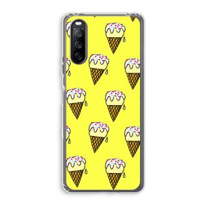 CaseCompany Isjes: Sony Xperia 10 III Transparant Hoesje