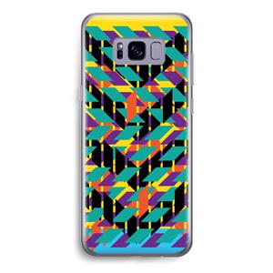 CaseCompany Skew Bee 1: Samsung Galaxy S8 Transparant Hoesje
