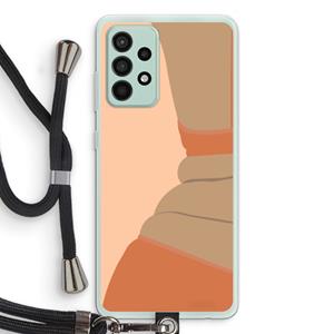 CaseCompany Bikini: Samsung Galaxy A52s 5G Transparant Hoesje met koord