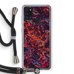 CaseCompany Lucifer: Samsung Galaxy A21s Transparant Hoesje met koord