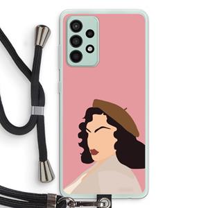 CaseCompany Confidence: Samsung Galaxy A52s 5G Transparant Hoesje met koord