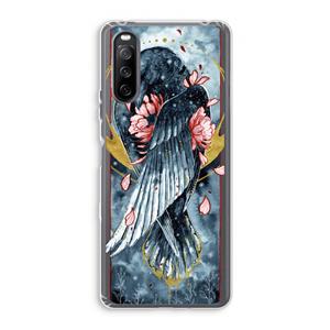 CaseCompany Golden Raven: Sony Xperia 10 III Transparant Hoesje