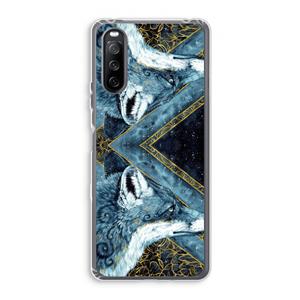 CaseCompany Golden Fox: Sony Xperia 10 III Transparant Hoesje