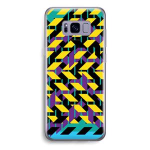CaseCompany Skew Bee 3: Samsung Galaxy S8 Transparant Hoesje