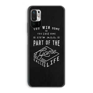 CaseCompany Life: Xiaomi Redmi Note 10 5G Transparant Hoesje